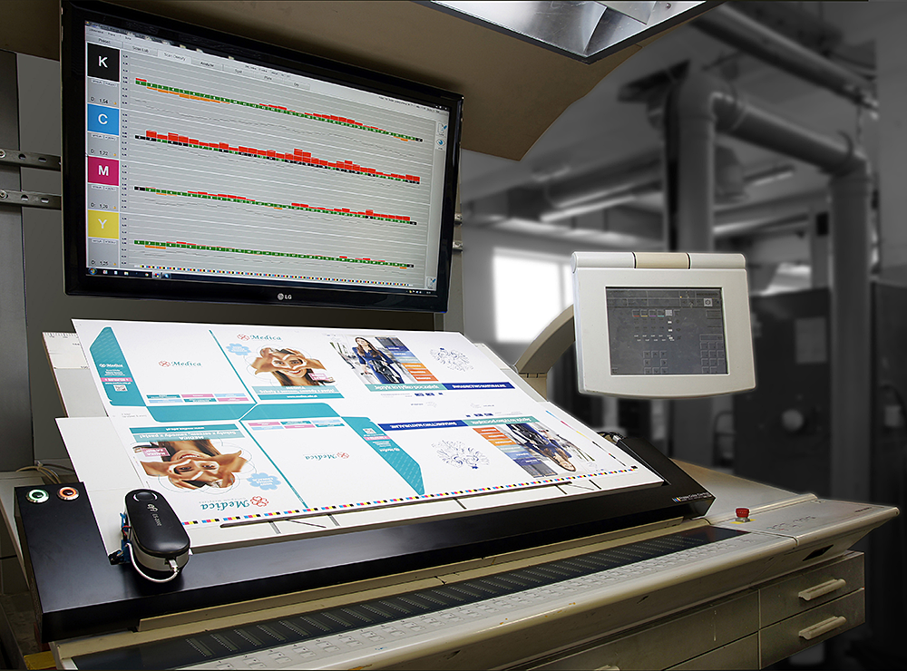 Automatyczny densytometr drukarski, listwa densytometryczna